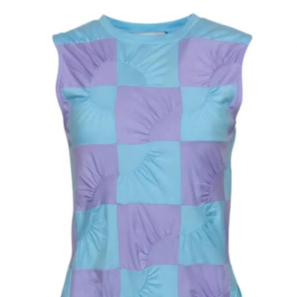 COPERNI BLUE AND PURPLE PATCHWORK SHIRT - Picture 1 of 4